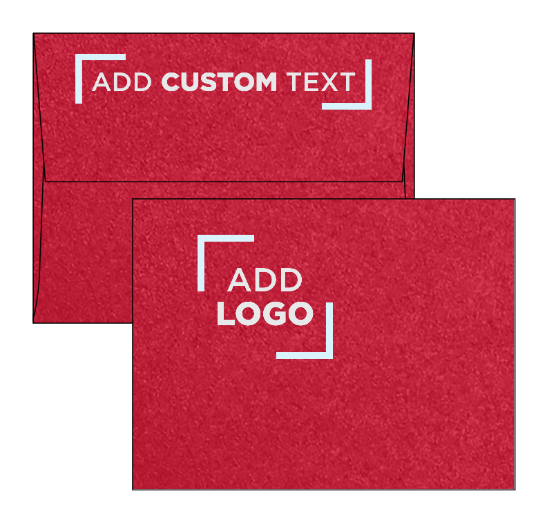 Jupiter Red Metallic 32lb A2 Invitation Envelopes (4 3/8 x 5 3/4) with Peel & Seal