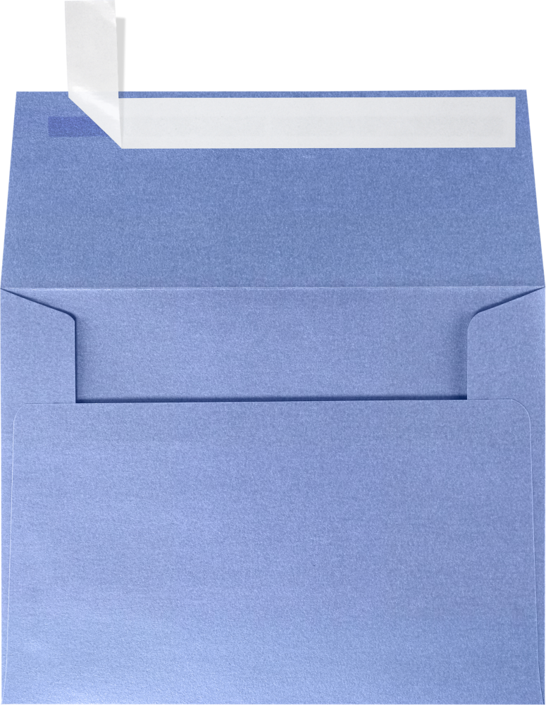 Vista Purple Metallic 32lb A2 Invitation Envelopes (4 3/8 x 5 3/4) with Peel & Seal