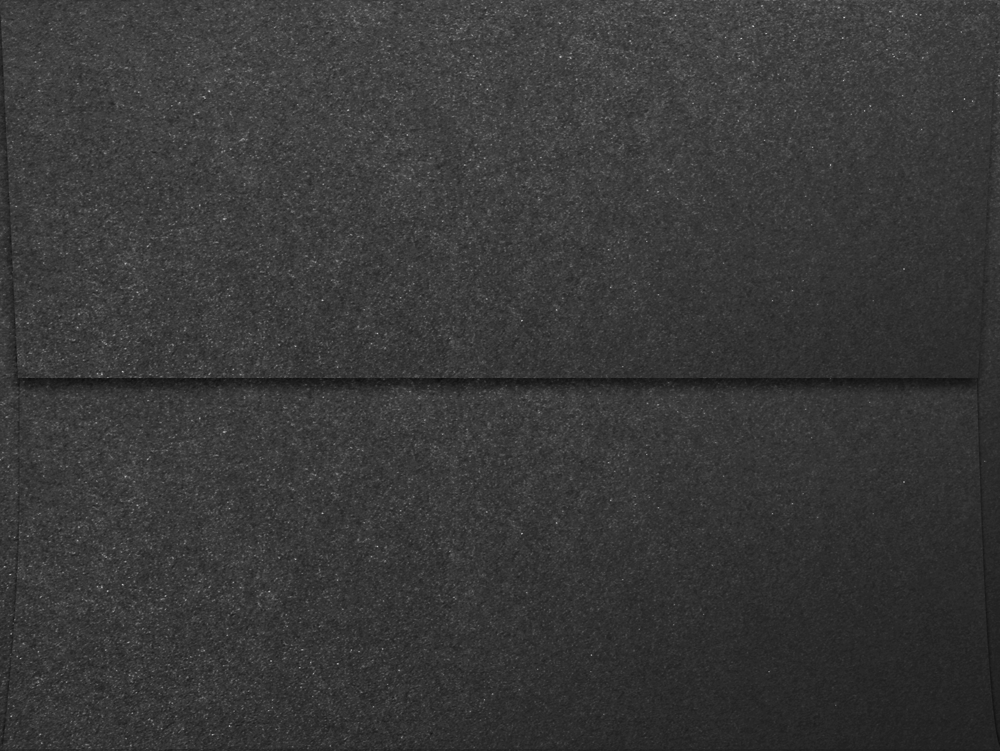 Anthracite Black Metallic 32lb A6 Invitation Envelopes (4 3/4 x 6 1/2) with Peel & Seal