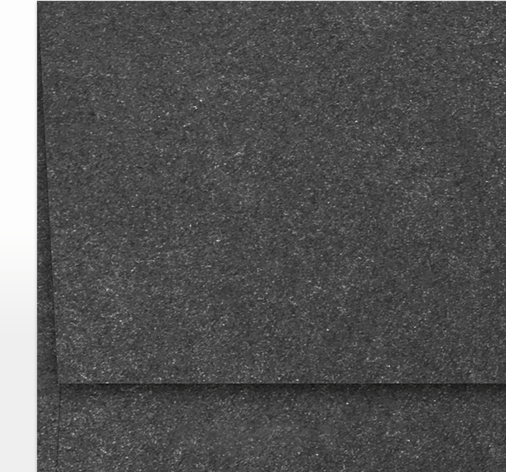 Anthracite Black Metallic 32lb A7 Invitation Envelopes (5 1/4 x 7 1/4) with Peel & Seal
