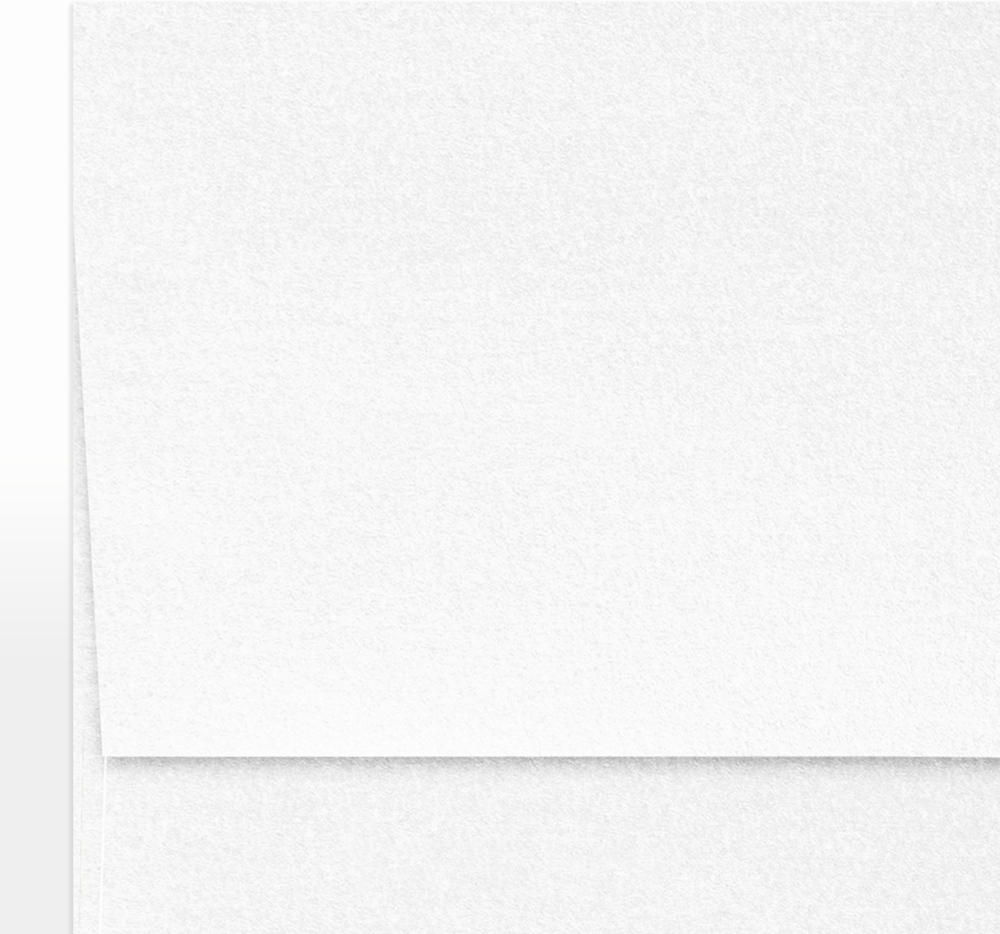 Crystal White Metallic 32lb A7 Invitation Envelopes (5 1/4 x 7 1/4) with Peel & Seal
