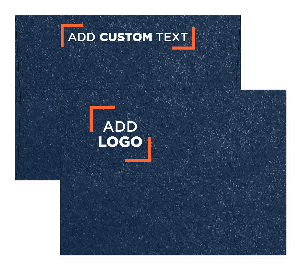 Lapis Navy Blue Metallic 32lb A7 Invitation Envelopes (5 1/4 x 7 1/4) with Peel & Seal