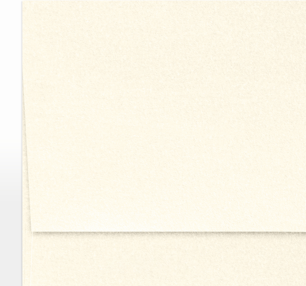 Champagne Ivory Metallic 32lb A7 Invitation Envelopes (5 1/4 x 7 1/4) with Peel & Seal