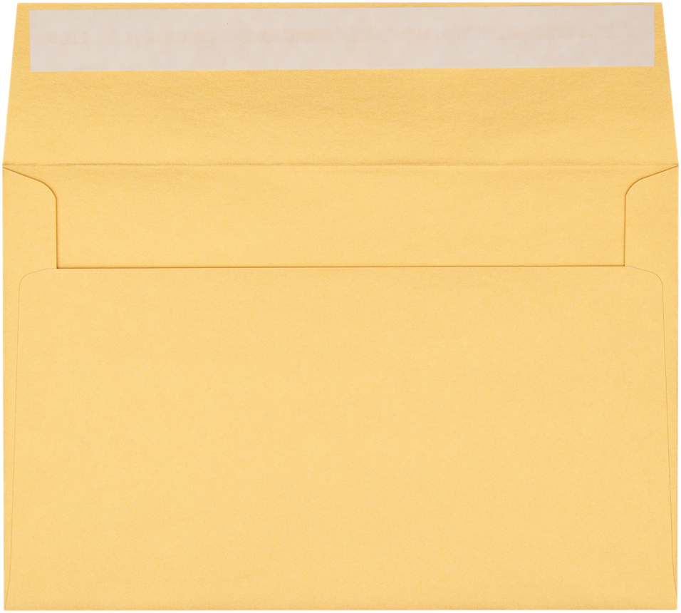 Gold Metallic 32lb A9 Invitation Envelopes (5 3/4 x 8 3/4) with Peel & Seal