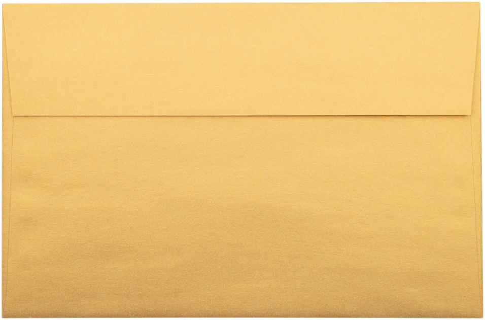 Gold Metallic 32lb A9 Invitation Envelopes (5 3/4 x 8 3/4) with Peel & Seal