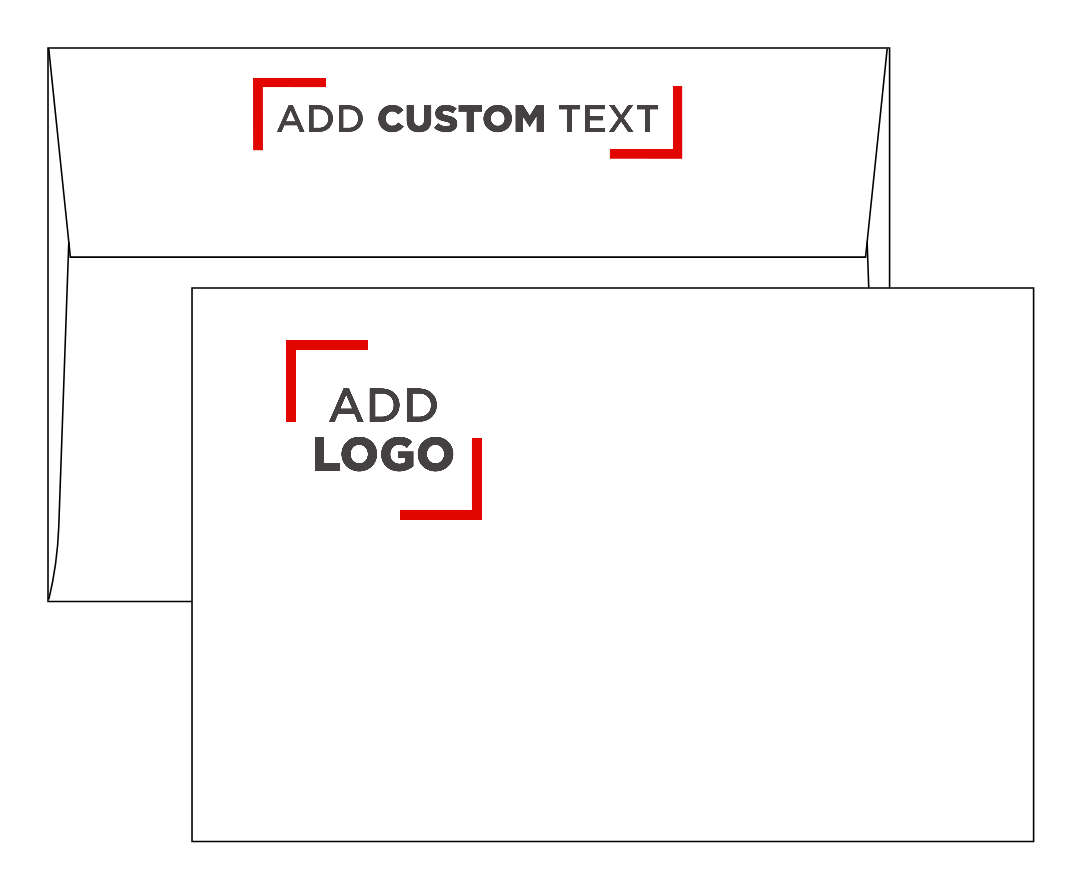 White 100% Cotton 32lb A9 Invitation Envelopes (5 3/4 x 8 3/4) with Peel & Seal