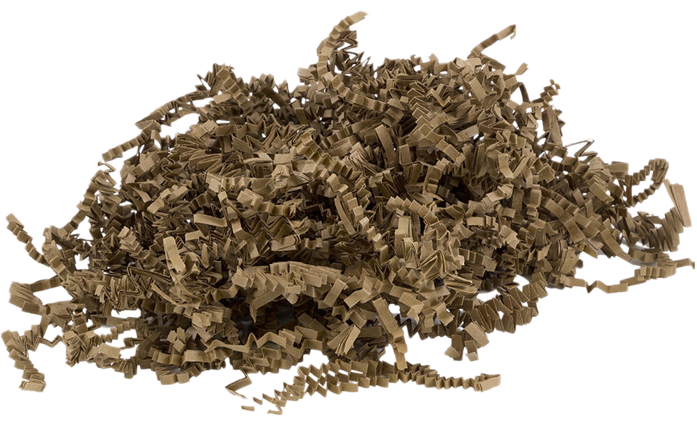 Brown Kraft Shred Crinkle Cut Shred Tissue Paper - 2oz