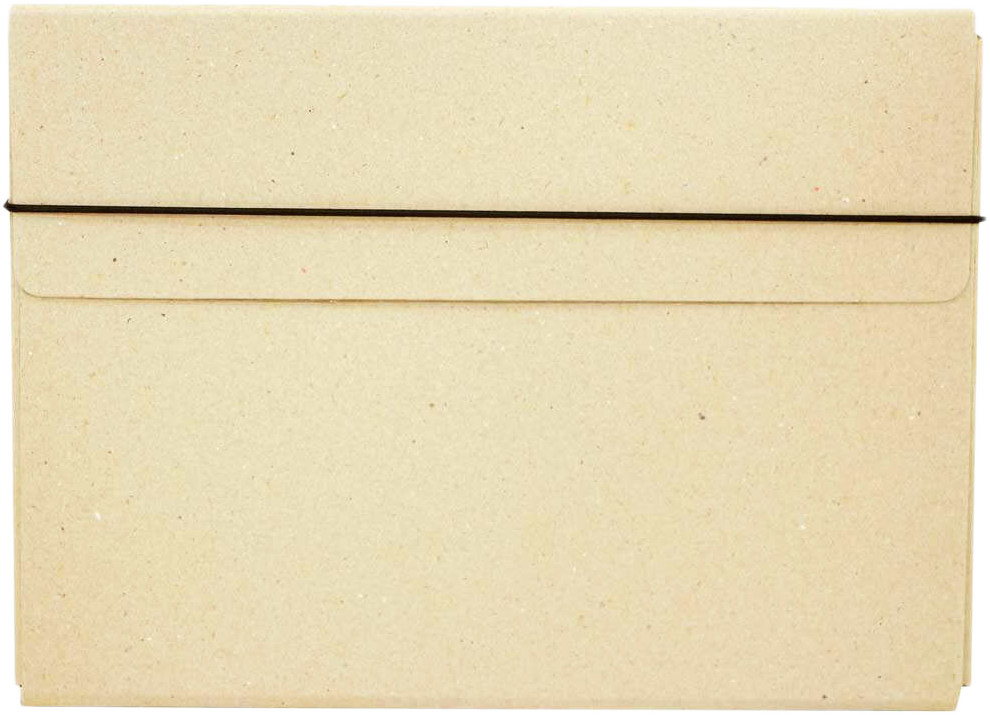 Natural Kraft 9 1/4 x 12 1/2 x 1/2 Thin Elastic Portfolios