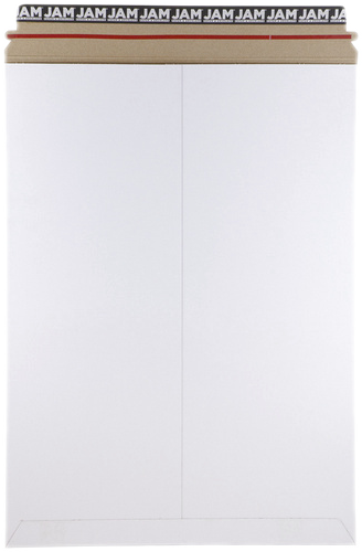White 130lb 13 x 18 Photo Mailer Envelopes with Peel & Seal