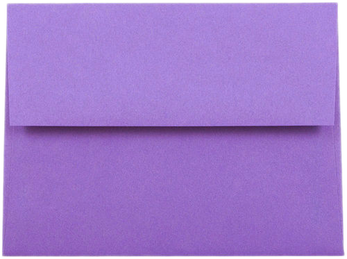 Violet Grape Purple 28lb A2 Invitation Envelopes (4 3/8 x 5 3/4)