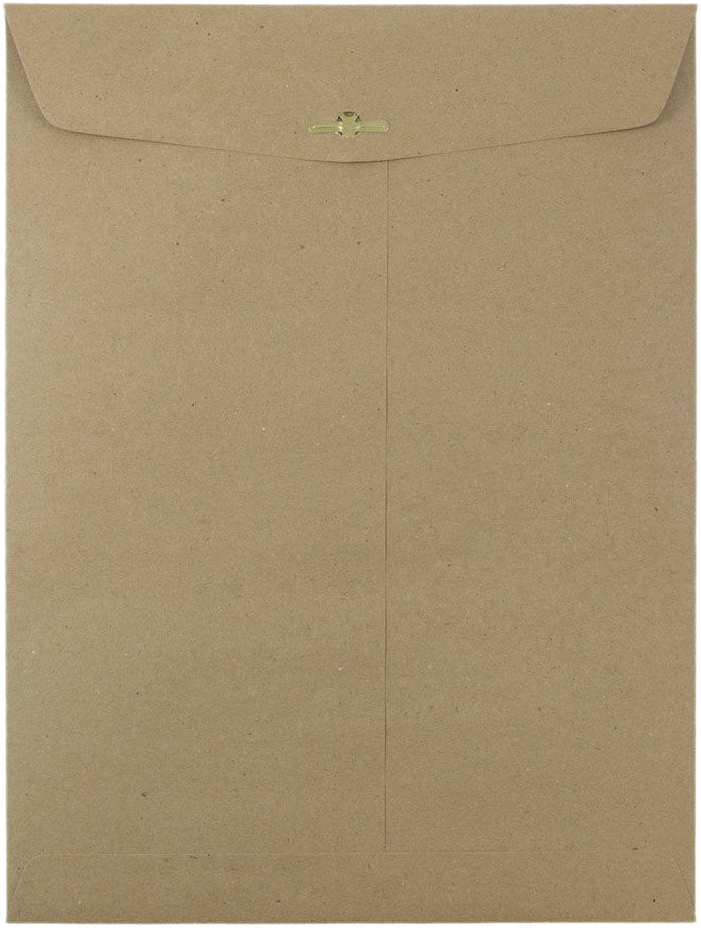 Grocery Bag 28lb 9 x 12 Open End Envelopes with Clasp