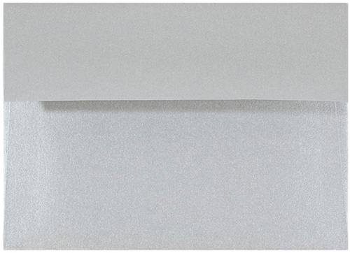 Silver Metallic 32lb A1 Invitation Envelopes (3 5/8 x 5 1/8)