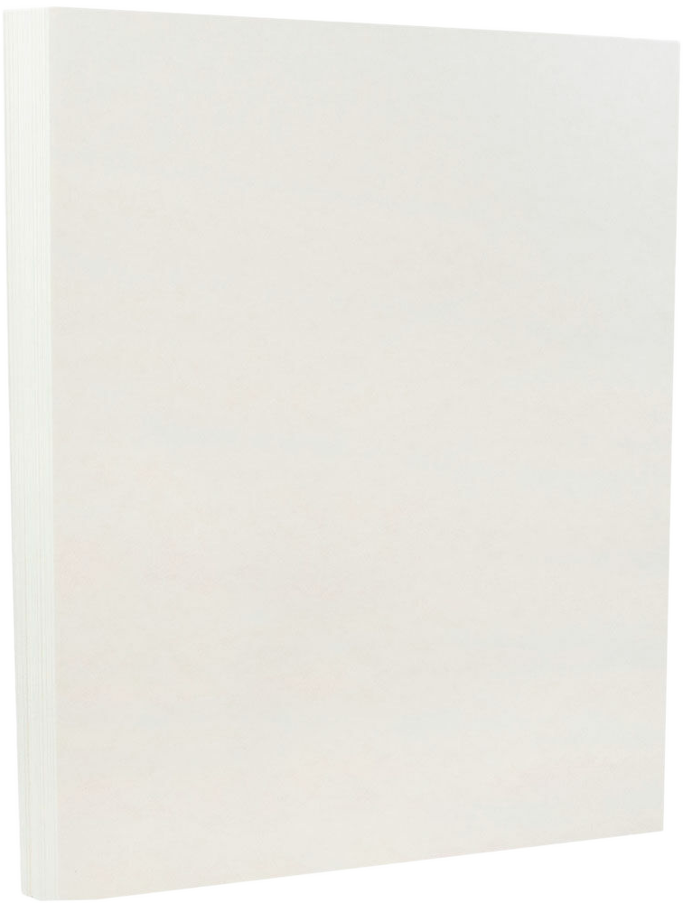 White Parchment 65lb 8 1/2 x 11 Cardstock