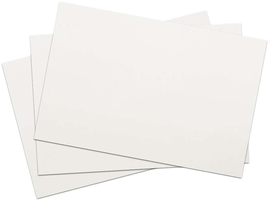 Bright White 100lb 5 x 7 Blank Note Cards