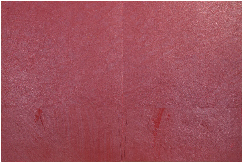 Red Metallic 9 x 12 Handmade Folders