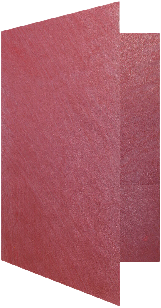 Red Metallic 9 x 12 Handmade Folders