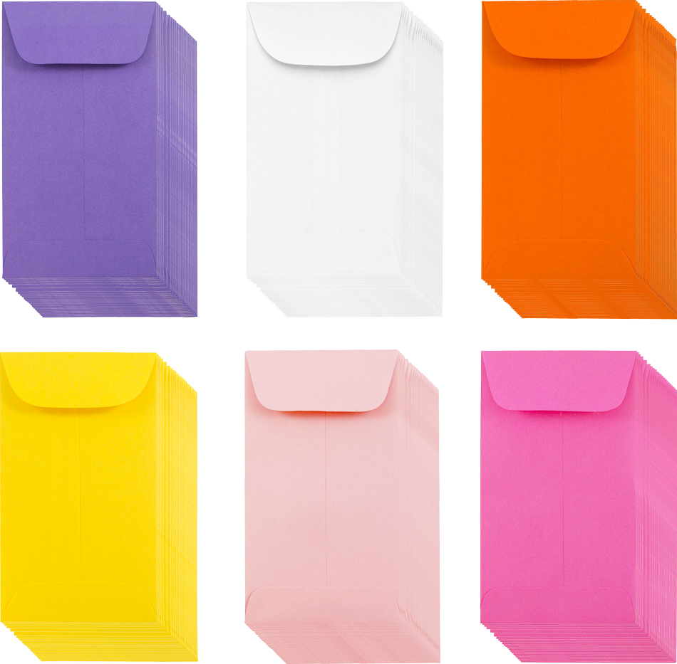 Assorted Fashion #5 1/2 Coin Envelope (3 1/8 x 5 1/2) - 150 Pack