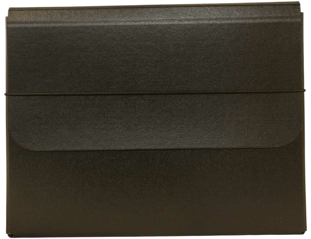 Black 10 x 13 1/4 x 1 1/4 Thick Elastic Portfolios