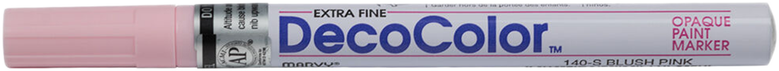 Blush Pink Opaque Extra Fine Line Paint Marker