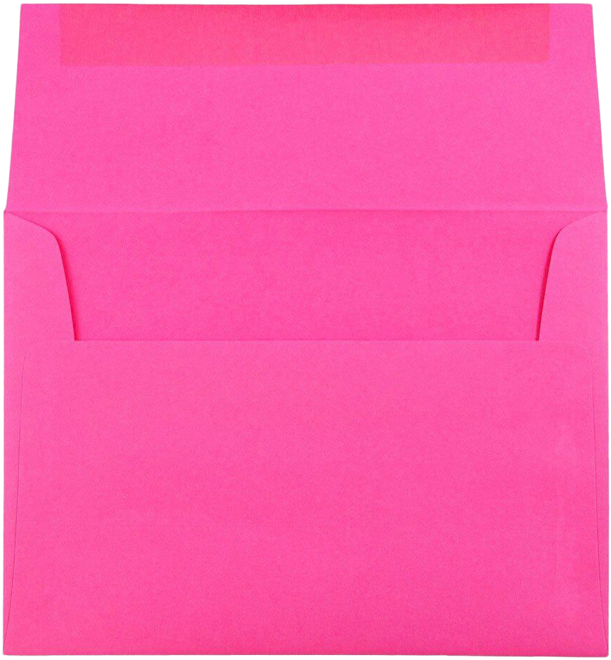 Fuchsia Pink Magenta 32lb A6 Invitation Envelopes (4 3/4 x 6 1/2)
