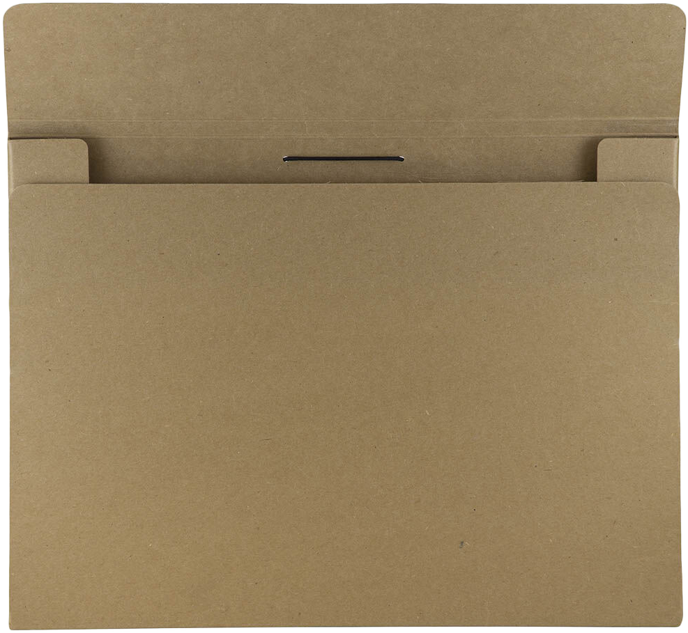 Brown Kraft Large 11 x 15 x 3/8 Elastic Portfolios
