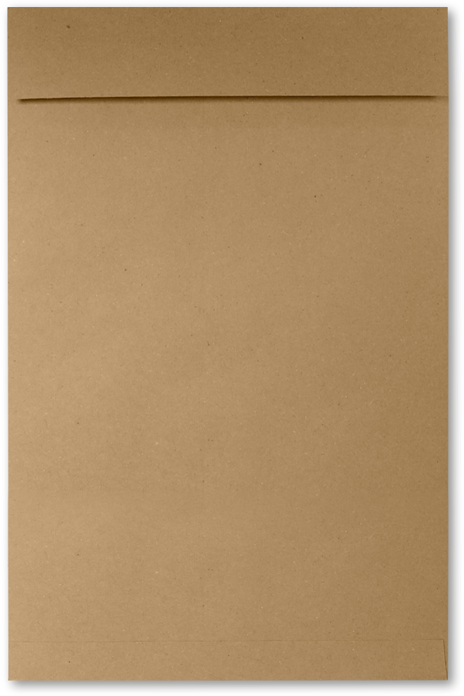 Brown Kraft 130lb 9 1/2 x 14 1/2 Photo Mailer Envelopeswith Zip Stick & Peel & Seal