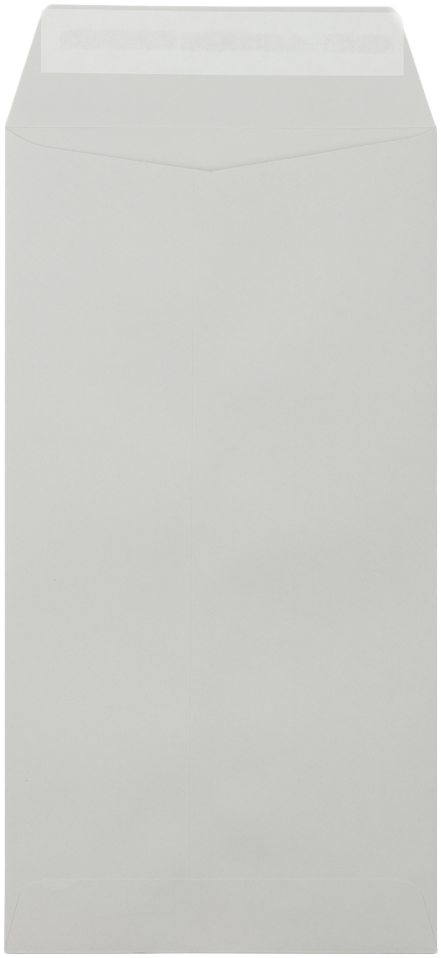 Pastel Gray 24lb 6 x 11 1/2 Policy Envelopes with Peel & Seal