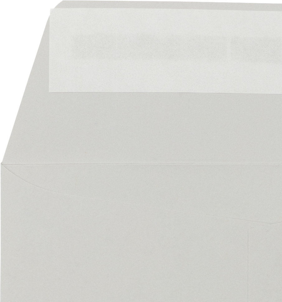 Pastel Gray 24lb 6 x 11 1/2 Policy Envelopes with Peel & Seal