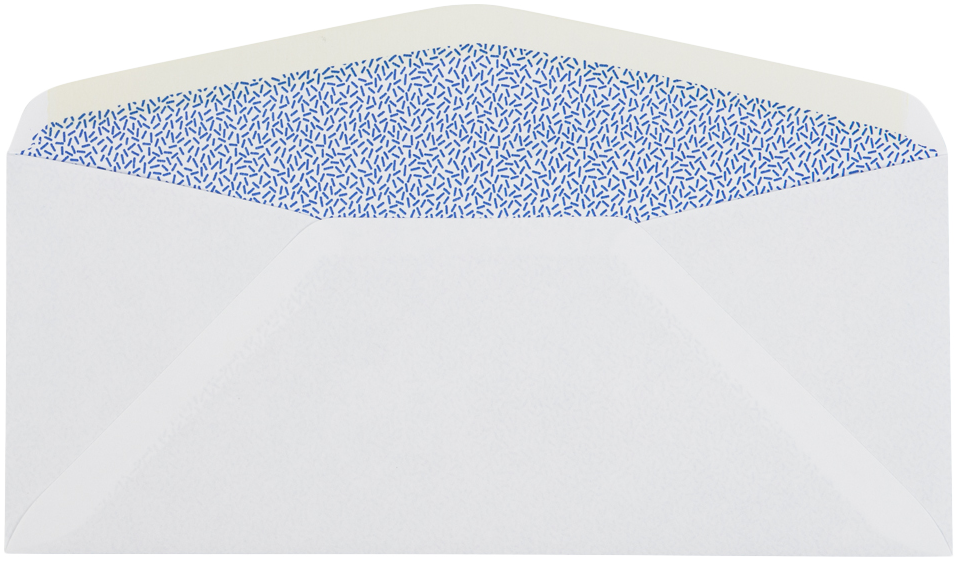 White with Security Tint 24lb #8 5/8 Window Envelopes (3 5/8 x 8 3/4)