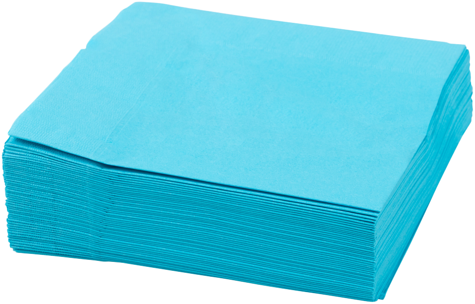 Sea Blue 6 1/2 x 6 1/2 3-Ply Lunch Napkins