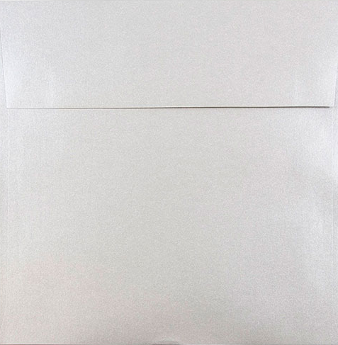 Silver Metallic 32lb 8 1/2 x 8 1/2 Square Envelopes