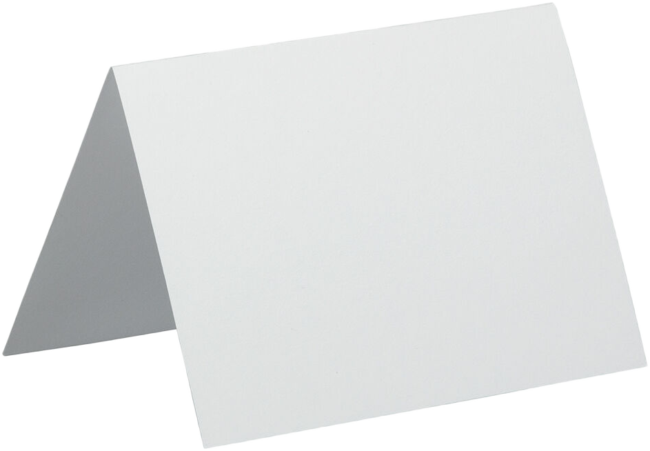 Bright White 80lb Cougar A1 (No Panel) Premium Foldover Cards (3 1/2 x 4 7/8)