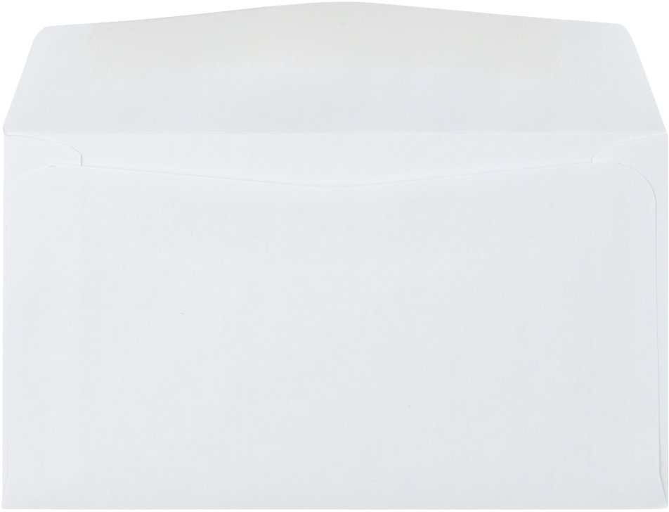 White 24lb #6 3/4 Regular Envelopes (3 5/8 x 6 1/2) with Press Stick™