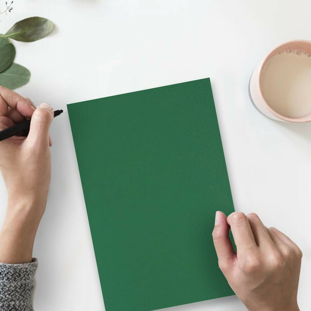 Dark Green 130lb 8 1/2 x 11 Cardstock