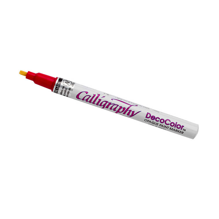 Red Calligraphy Opaque Paint Marker