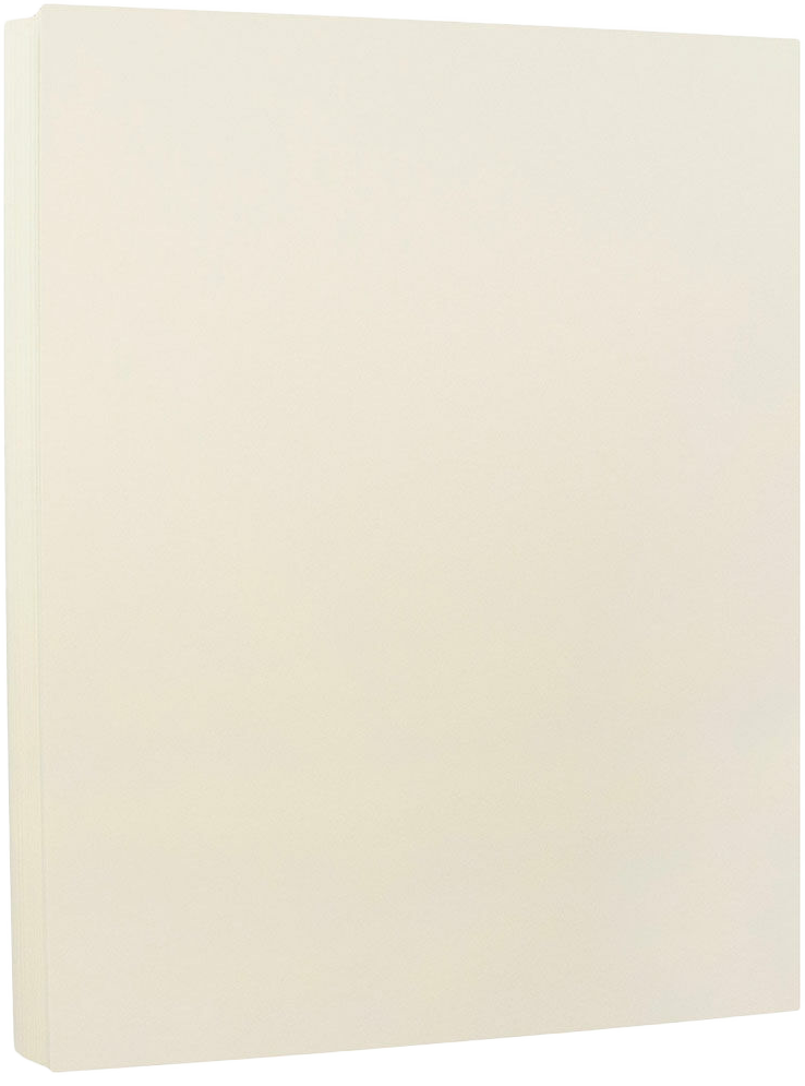 Ivory 80lb 8 1/2 x 11 Cardstock