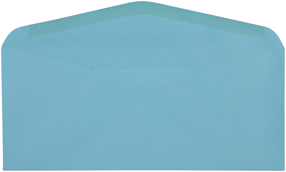 Pastel Blue 24lb #10 Regular Envelopes (4 1/8 x 9 1/2)