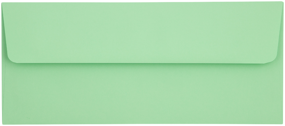 Pastel Green 24lb #10 Regular Envelopes (4 1/8 x 9 1/2)