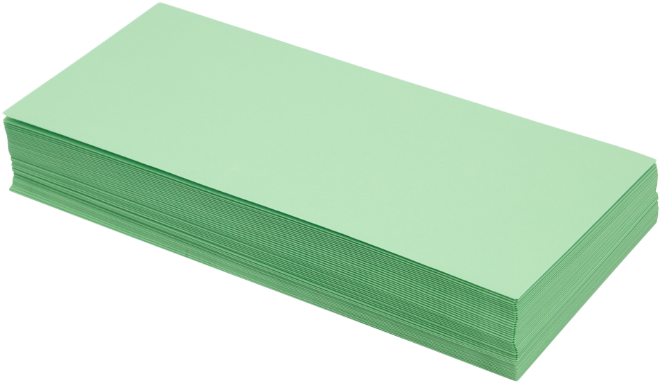 Pastel Green 24lb #10 Regular Envelopes (4 1/8 x 9 1/2)