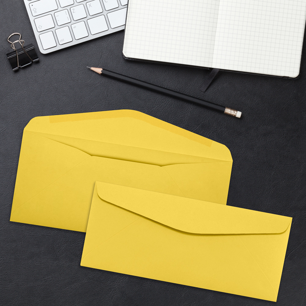 Goldenrod 24lb #10 Regular Envelopes (4 1/8 x 9 1/2)