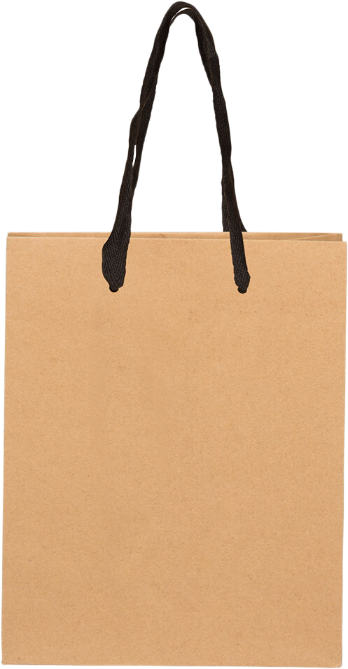 Brown Kraft Recycled Medium Matte Heavy Duty Gift Bags (8 x 10 x 4)