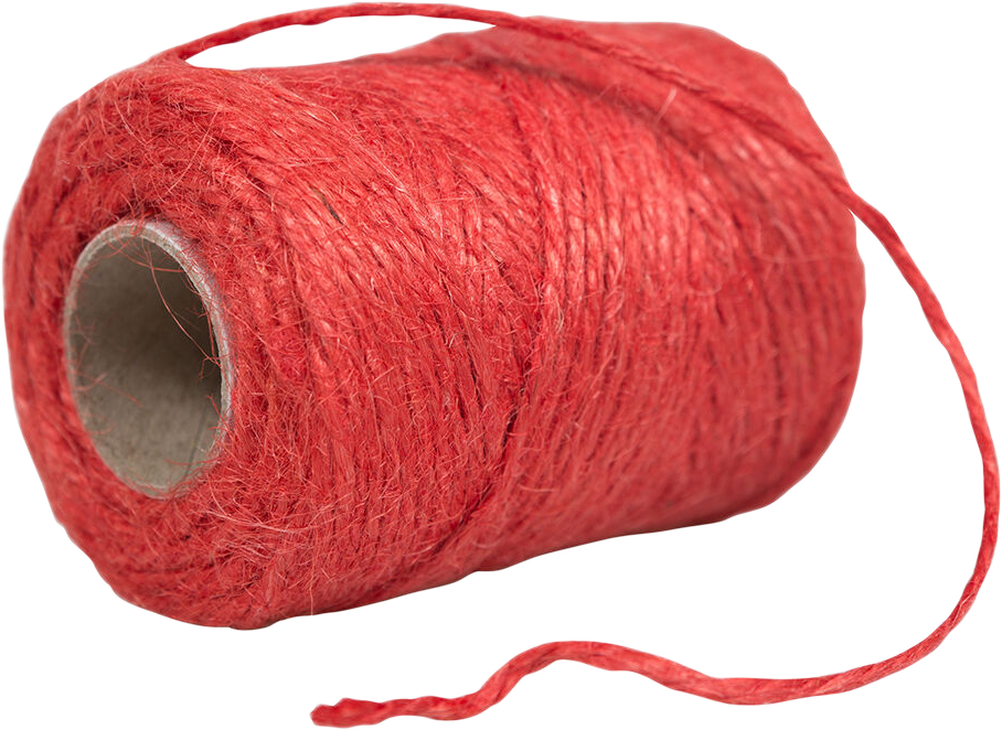 Red 75 Yards Twine Ribbon