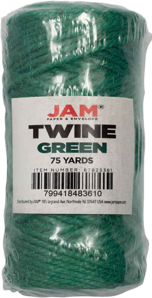 Green 75 Yards Twine Ribbon