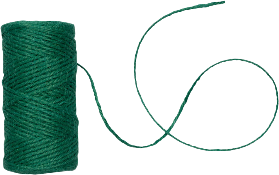 Green 75 Yards Twine Ribbon