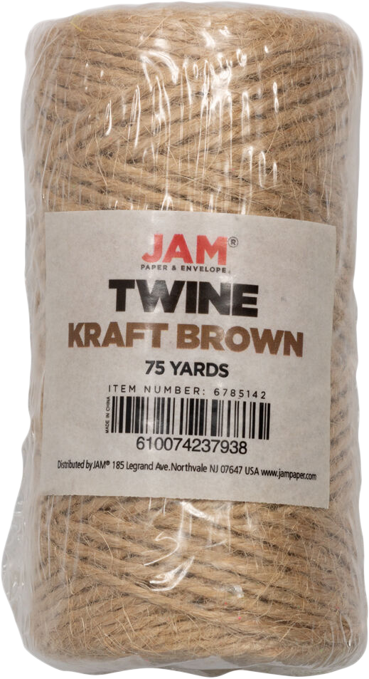 Kraft Brown 75 Yards Twine Ribbon