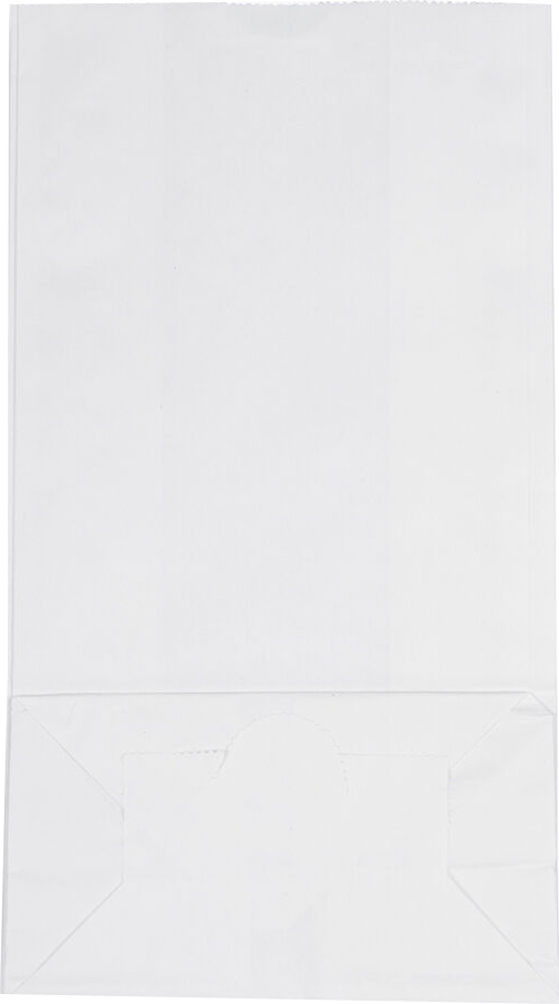 White Kraft Small Paper Lunch Bags (4 1/4 x 8 x 2 1/4)