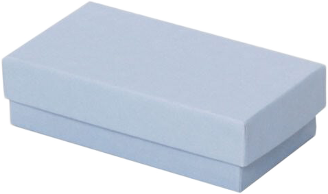 Baby Blue Small Jewelry Gift Boxes with Lid (2 1/2 x 4 1/2 x 1 1/4)