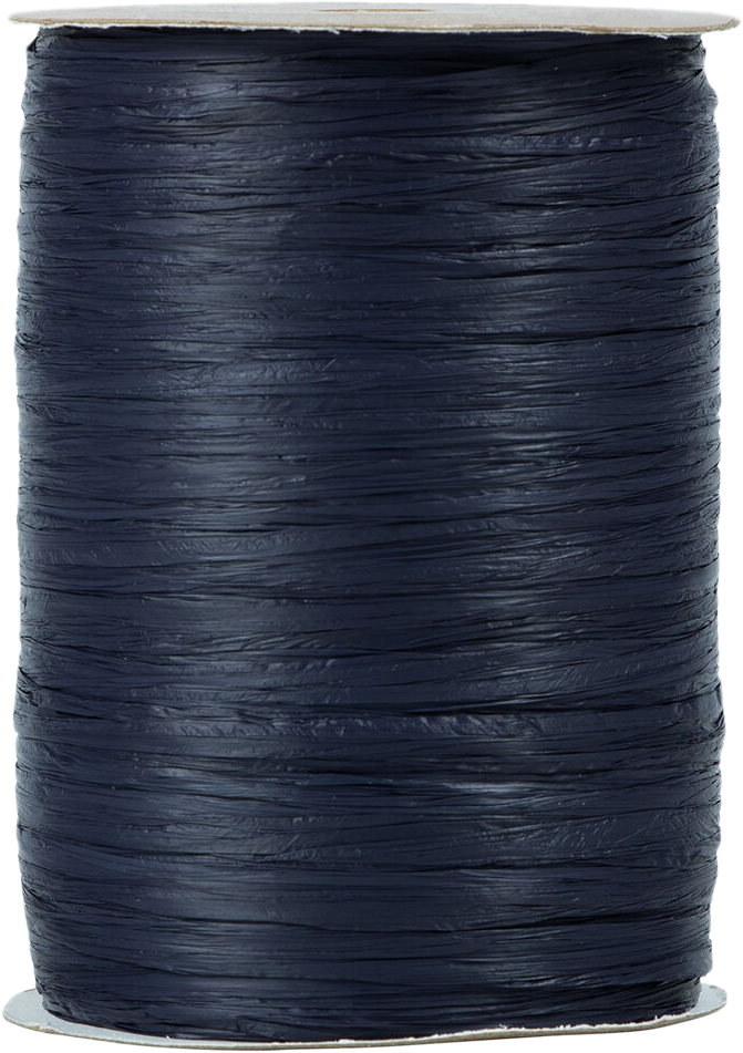 Navy Blue 1/4 Inch x 100 Yards Wraphia Ribbon