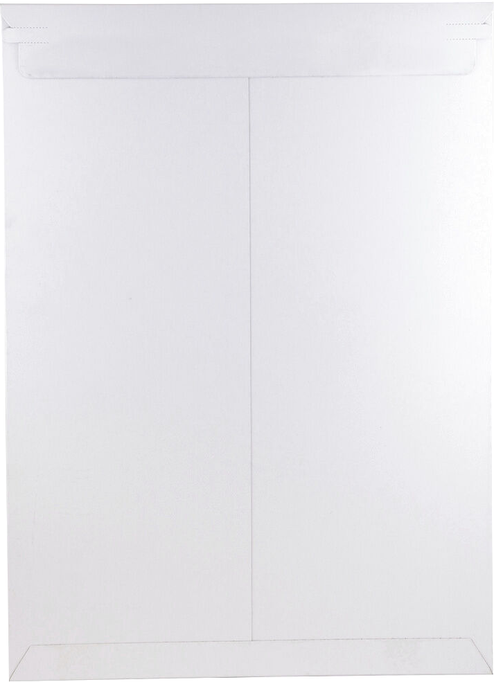 White 130lb 13 x 18 Photo Mailer Envelopes with Peel & Seal