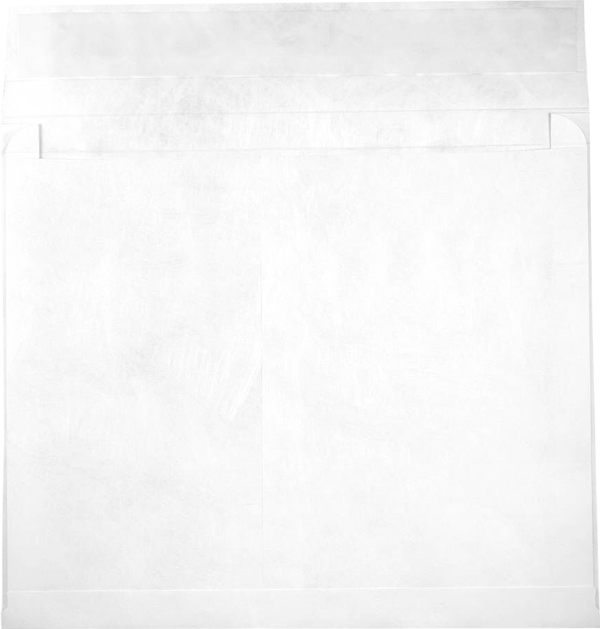 White 14lb 12 x 16 x 2 Open End Envelopes with Peel & Seal